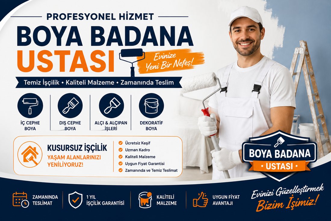 İskele boya badana ustası – profesyonel boyacı